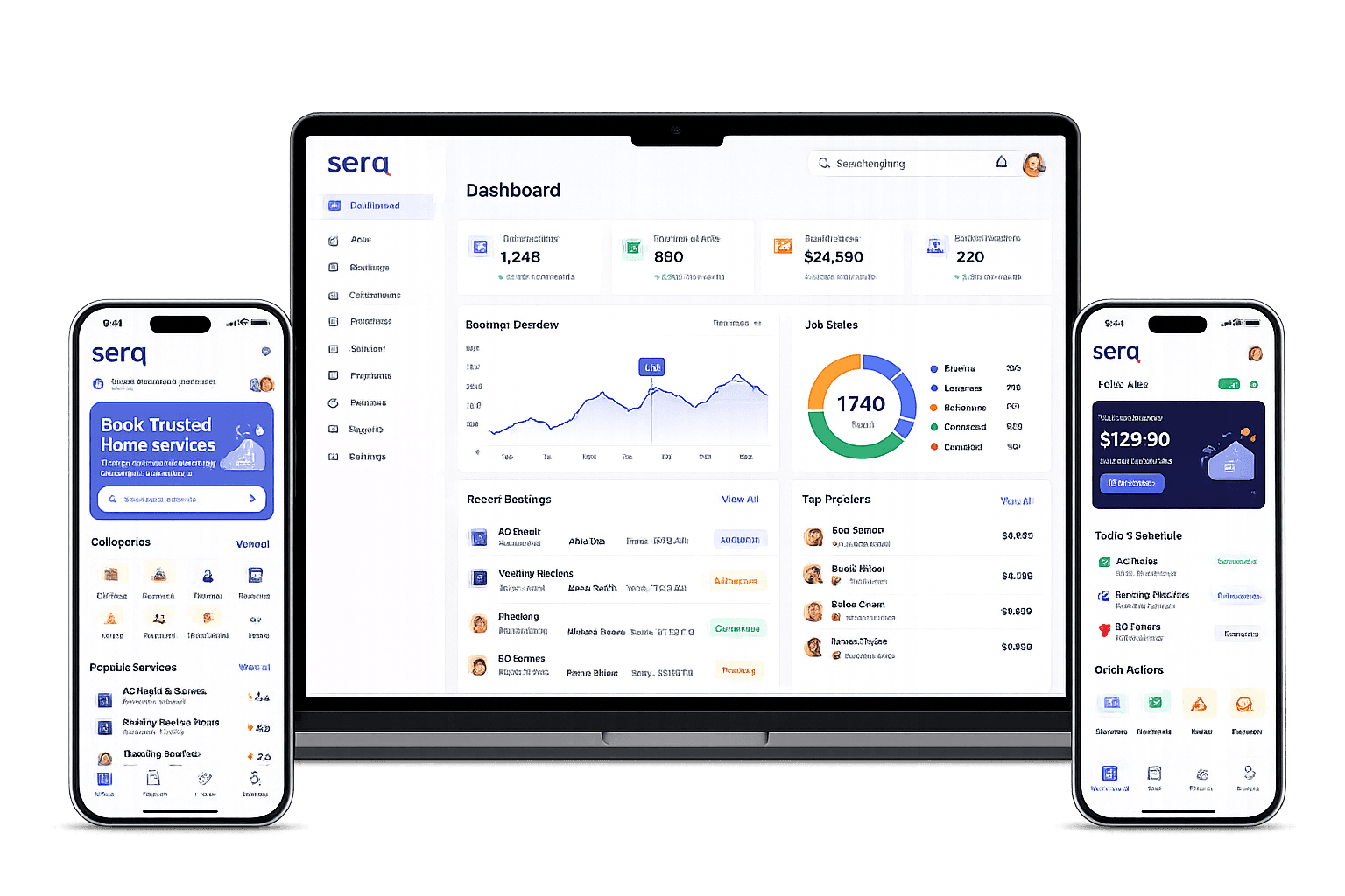 Pet care customer app and booking flow