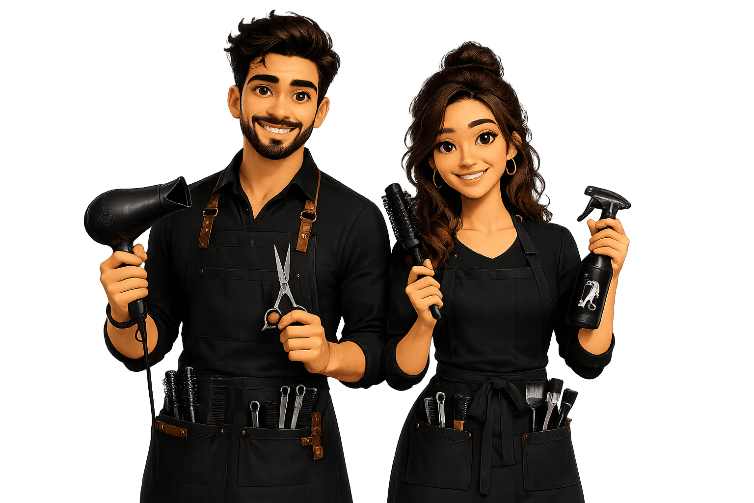 At-home salon and beauty service professional