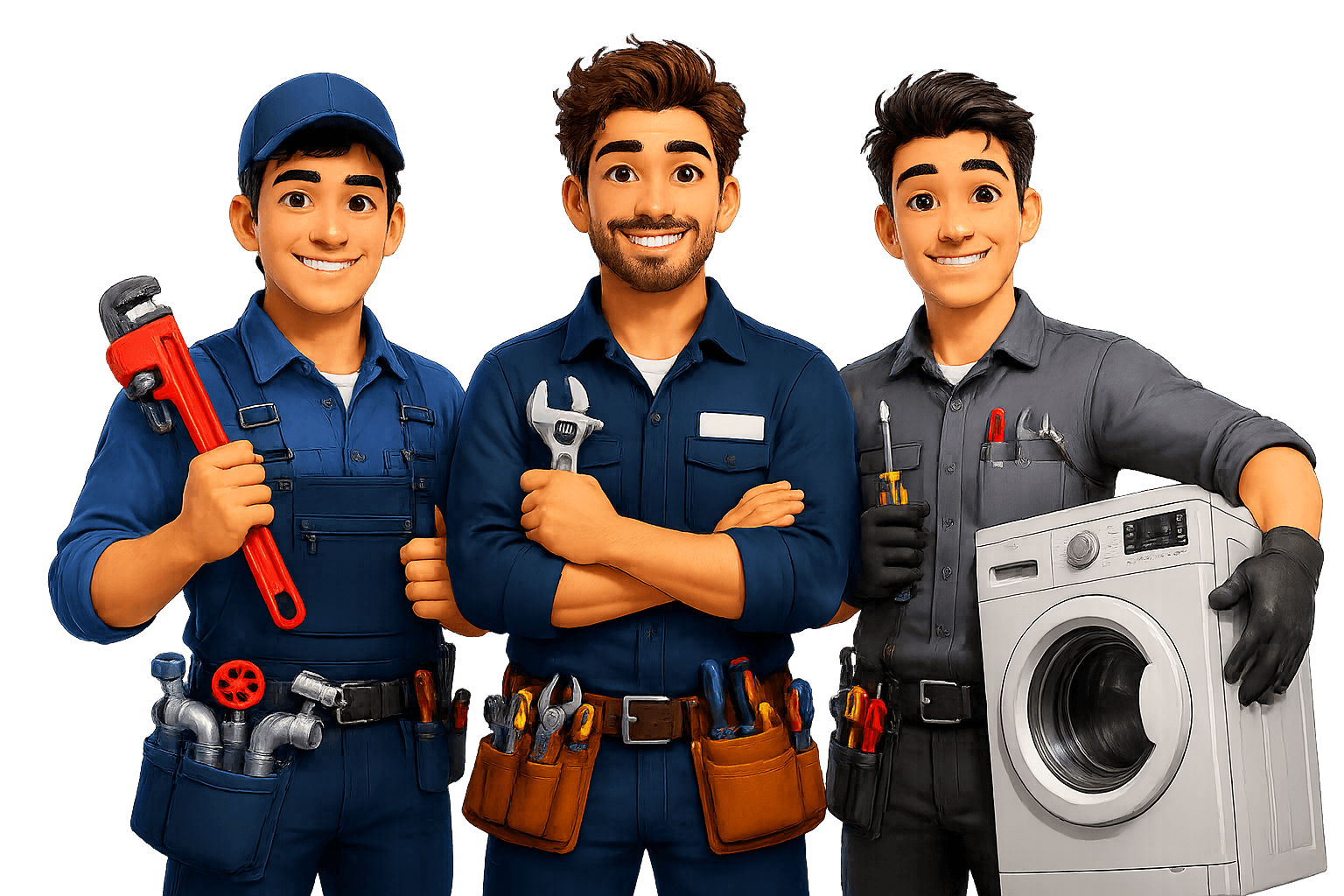 Field service professional ready for a home visit booking